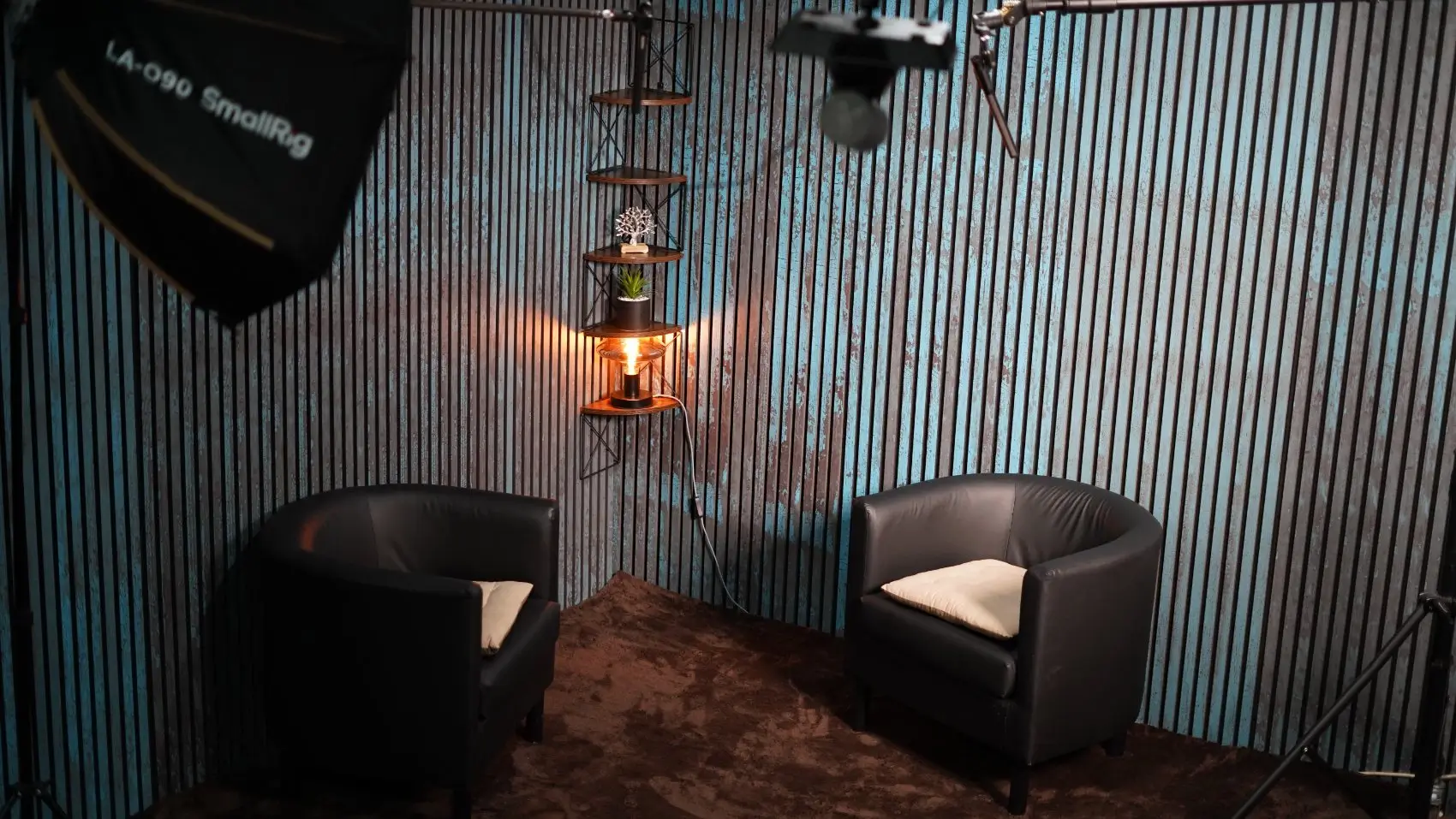 Set lounge de entrevistas de La Fabrica